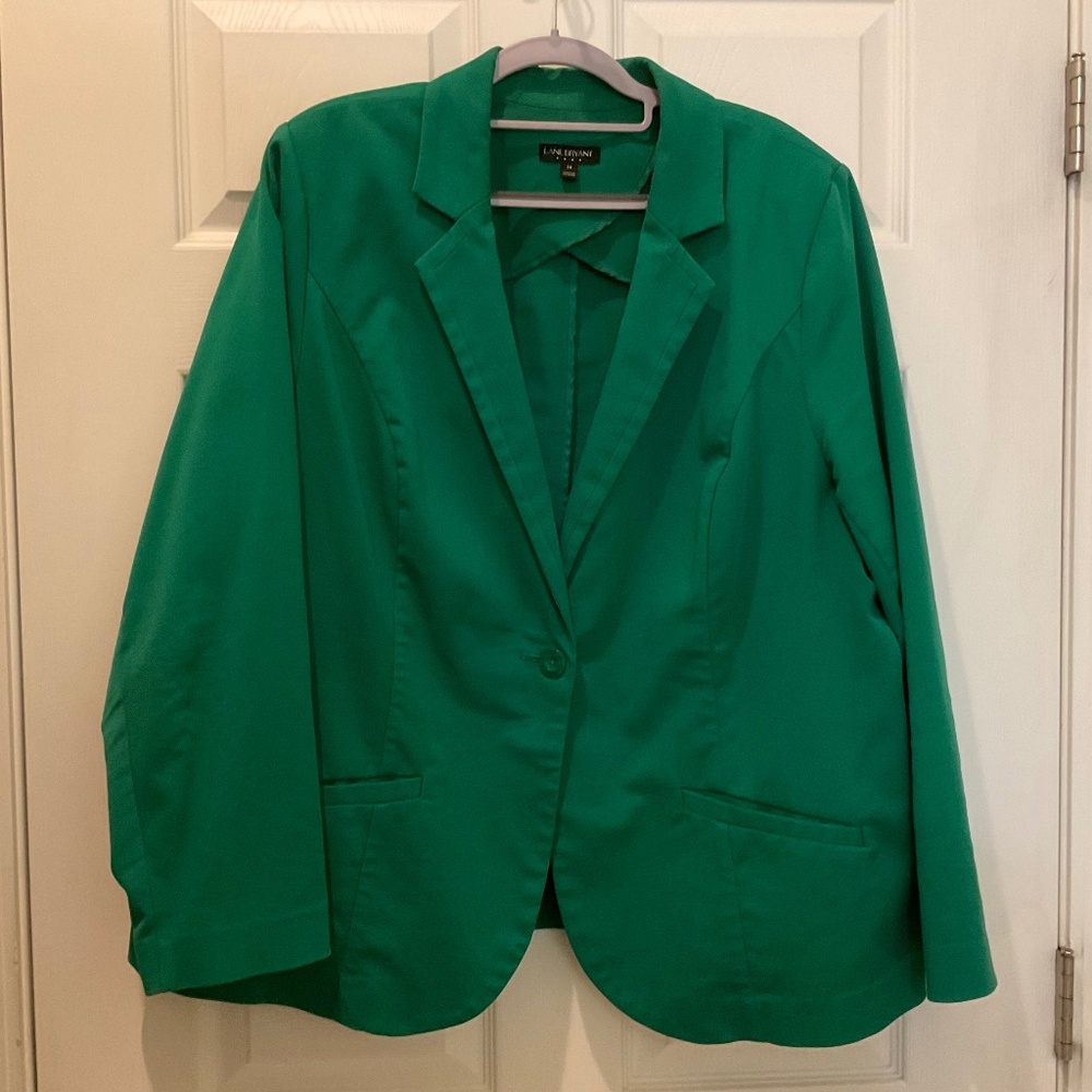 Lane Bryant: Size 24 Ladies Green Blazer